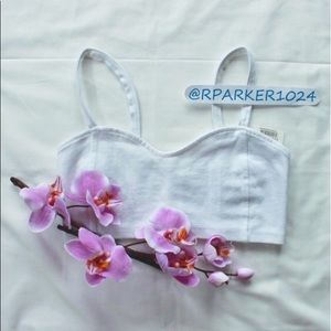 White Chiyo Bralette